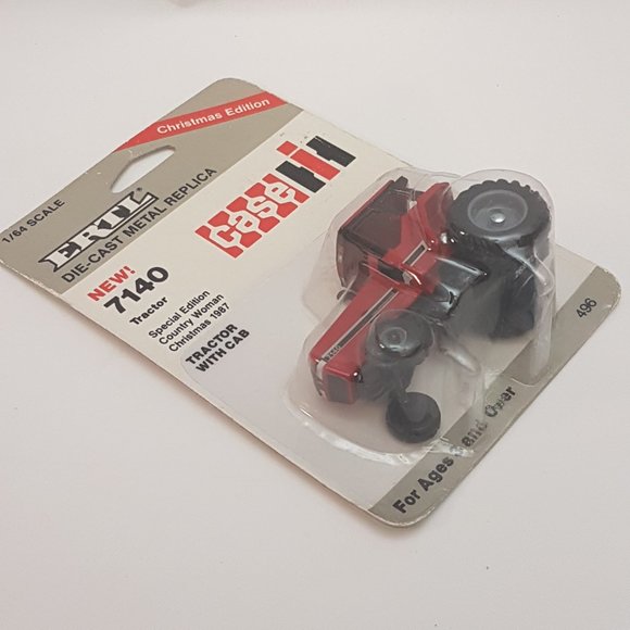 Vintage 1980s ERTL Die Cast Metal Replica CASE IH 7140 Tractor Special Edition - Picture 5 of 10